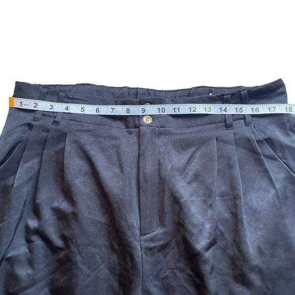 Time and Tru soft black jogger silky pants size XL - Picture 3 of 8